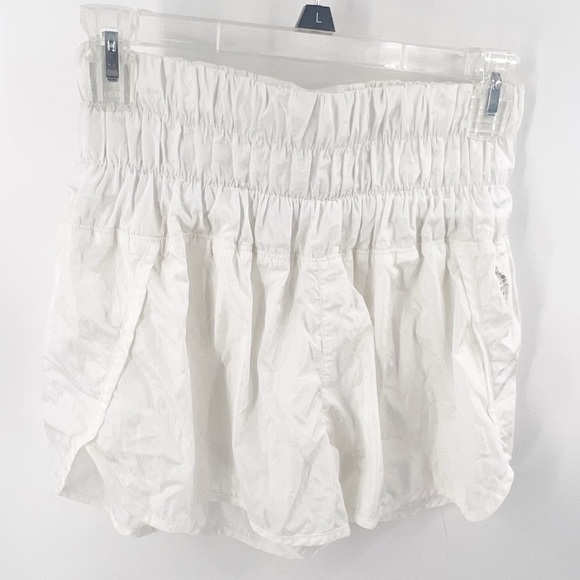 ✅ Free People FP Movement Way Home Running Shorts Women’s WHITE SIZE SMALL - Picture 1 of 7